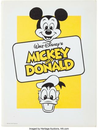 Rare 16mm Tv: Mickey And Donald (lpp) Walt Disney Cartoon Series / Spanish