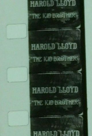 8mm Silent Film " The Kid Brother " 1927 H.  Lloyd 2 - 800 