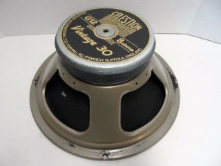 Celestion Vintage 30 12 " Speaker England Uk 444 Cone Guitar Loudspeaker 8 Ohm K