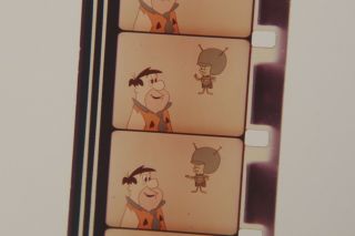 16mm Flintstones Cartoon Film Boss For A Day Looks Like Sp Color