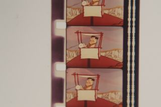 16mm FLINTSTONES Cartoon film Boss for a Day looks like SP Color 2