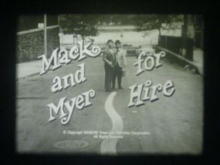 16mm Tv - Mack & Myer For Hire - " The Baby Sitters " - Joey Faye - Mickey Deems - 1963