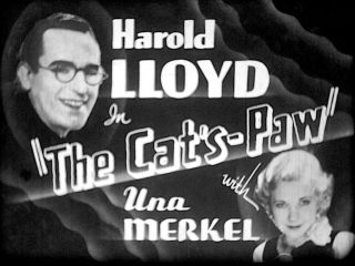 16mm Harold Lloyd THE CAT ' S PAW feature 