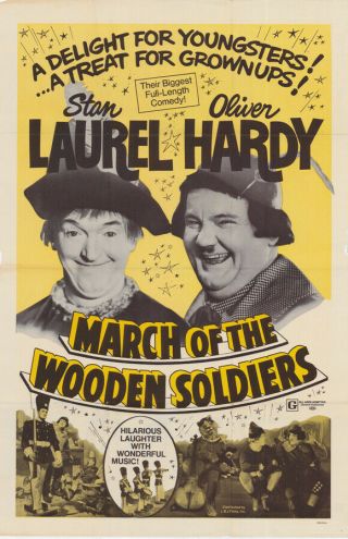 MARCH OF THE WOODEN SOLDIERS 16mm - Laurel & Hardy 2