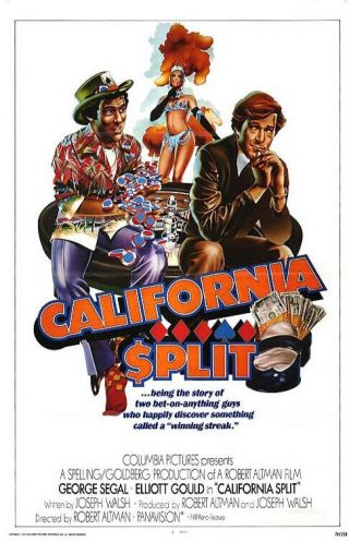 16mm Production Short " California Split " (1974) Robert Altman Directs