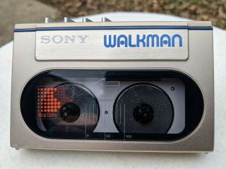 Vintage Sony Walkman Wm - 10 Stereo Cassette Player As - Is Parts