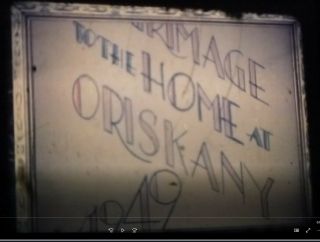16mm Film Pilgrimage To The Home In Oriskany Oes 1949 Color No Sound