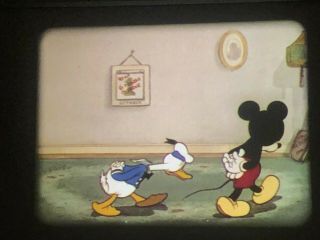 16mm Film Cartoon: Mickey Mouse ' Moving Day ' (1936) IB Tech 3