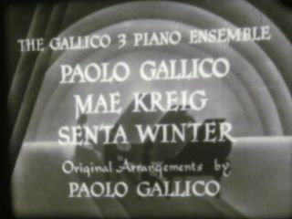 16mm Film KEYBOARD CONCERTS Piano Trio TCHAIKOVSKY Rachmaninoff CLASSICAL MUSIC 3