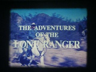 16mm Tv Show - The Lone Ranger - " The Counterfeit Mask " - 1956 - Fuji Color Print