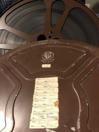 16mm Film Bw Short Cartoons And Comedies With Sound - One 2,  000ft Metal Reel