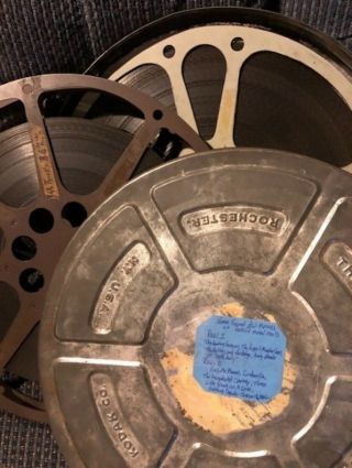 16mm Bw Short Cartoons And Comedies With Sound 2 Reels Of Film 1600 Feet