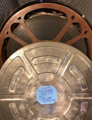 16mm Bw Short Cartoons And Comedies With Sound.  2 Reels Of Film 1600ft