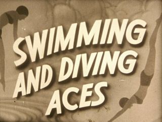 16mm - SWIMMING AND DIVING ACES - Castle Films Sports Reel 2