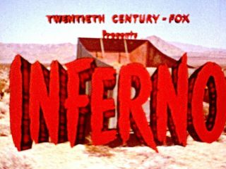 Inferno - 16mm Action - Adv Robert Ryan,  Rhonda Flemming