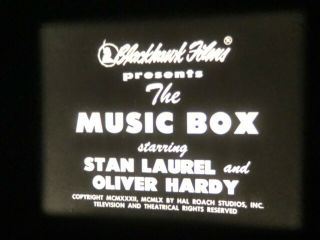 The Music Box (1932) - Laurel and Hardy.  16mm Print.  . 2