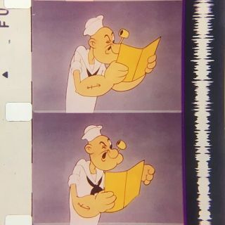 16mm Cartoon: Popeye - " Friend Or Phony " | Fuji Film | Color & Sound