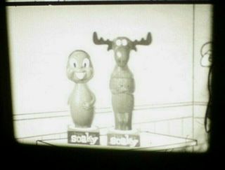 16mm ROCKY & BULLWINKLE SOAKY Toys TV Commercial Ad Film,  1961,  58 Seconds 2