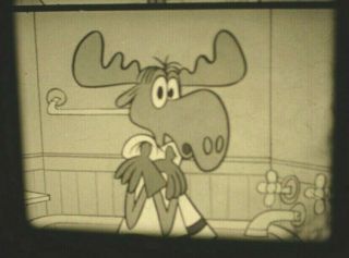 16mm ROCKY & BULLWINKLE SOAKY Toys TV Commercial Ad Film,  1961,  58 Seconds 3