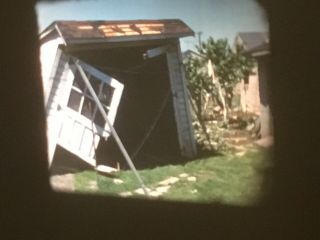 16mm Home Movie Tornado Storm Devastation Ohio 1950s
