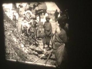 16mm Home Movies India 1920s Native Vendors Villages 2