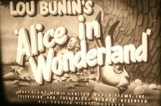 16mm - Alice In Wonderland - Castle Films Cutdown Of 1949 Puppet Feature