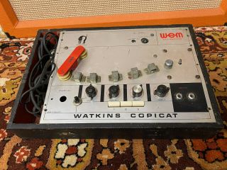 Vintage Watkins Wem Copicat Mkiv Solid State Tape Echo Unit Pedal Spares Repairs