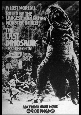 16mm Film THE LAST DINOSAUR (1977) LLP color TVprint Godzilla 2