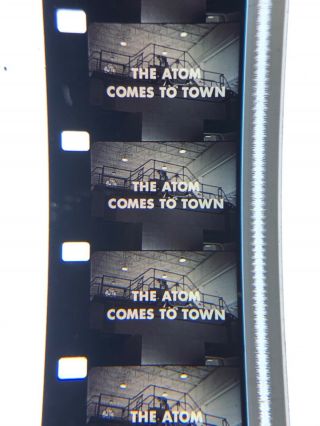 16mm Sound Kodachrome The Atom Comes To Town Great film w/animation 1200” 1957 3