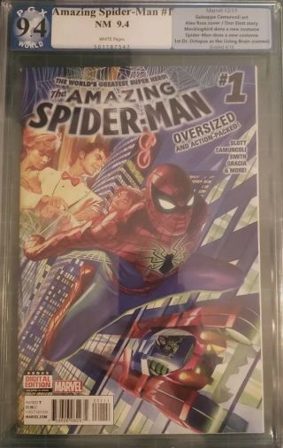 Spider - Man 1 Pgx Like Cgc 9.  4 Nm (white Pages) Book