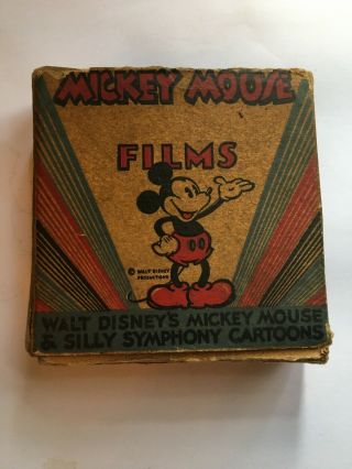 Mickey Mouse & Silly Symphony Cartoon Donald Duck In Busting Bubbles 16 Mm