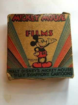 Mickey Mouse & Silly Symphony Cartoon Donald Duck In Busting Bubbles 16 mm 2