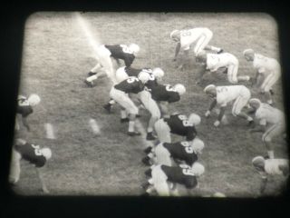 16MM NCAA FOOTBALL: 1956 TEXAS VS OKLAHOMA,  MOSTLY COMPLETE GAME 3