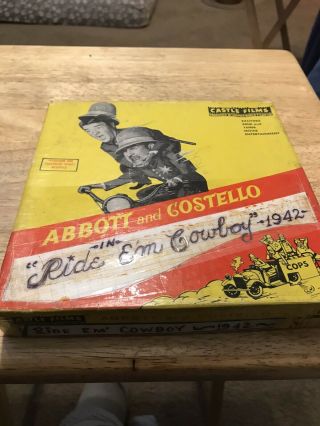 Abbot And Costello “ride Em’ Cowboy” 16mm