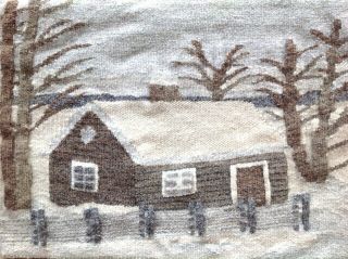 Old Swedish Flamsk Tapestry - One Frosty Morning - Flemish Weaving