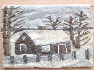 OLD SWEDISH FLAMSK TAPESTRY - One Frosty Morning - FLEMISH WEAVING 3