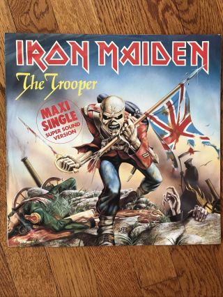 Iron Maiden The Trooper Lp,  No Album Cover
