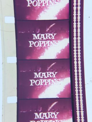 16mm Sound Color Mary Poppins Walt Disney Theatrical Trailer 1964 Classic Vg