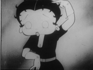 16mm Movie Film Betty Boop Vs.  Skeletons Cartoon " Museum " 1932