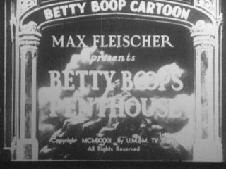 16mm Movie Film BETTY BOOP vs.  FRANKENSTEIN CARTOON 