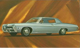 1968 Chevrolet Impala Custom Coupe Vintage Promotional Advertising Pc
