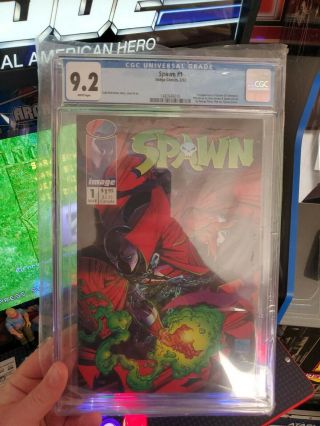 Cgc 9.  2 (nm -) Spawn 1 Mcfarland 1st Spawn Al Simmons - - White Pages Case