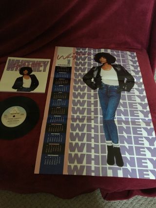 Whitney Houston So Emotional 7 " Vinyl Ltd Edt.  Poster Pack.