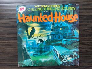 Walt Disney Chilling Thrilling Sounds Of The Haunted House Vinyl Lp 1979 2507