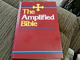 The Amplified Bible Old & Testaments Large Print,  Hardcover,  1987 Zondervan