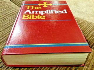 The Amplified Bible Old & Testaments Large Print,  Hardcover,  1987 Zondervan 2