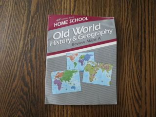 Abeka 5 Old World History & Geography Review Maps A 756470 30pgs Full Color