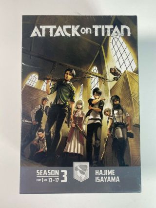 Attack On Titan Season 3 Part 1 Manga Box Set Vol.  13 - 17 Factory