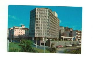 Puerto Rico Santurce Vintage Post Card " Miramar Charterhouse Hotel "