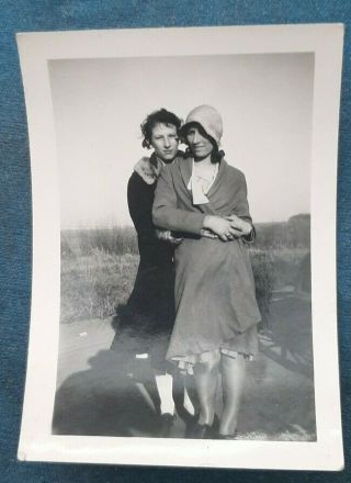 Vintage Cherokee,  Iowa Photo Of 2 Ladies In Emotional Embrace/possible Lesbians